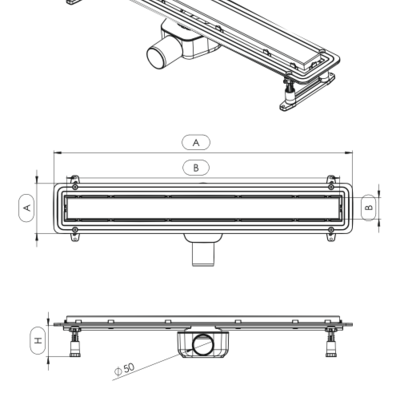 ������� ����� ALLENDORF 650�� AD-8001 Brushed Bronze. ��� 2
